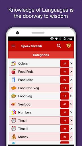 Speak Swahili : Learn Swahili Language Offline screenshot 1