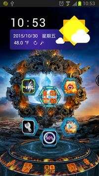 Fire Next Launcher 3D Theme screenshot 1