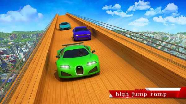 Super Flash Hero Mega Ramp Racing Stunts screenshot 3