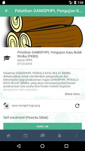 e-Learning Badan P2SDM KLHK screenshot 5