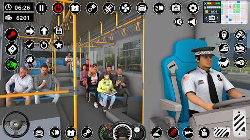 Coach Bus Train Driving Games screenshot 1