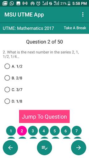 MSU JAMB CBT App screenshot 3