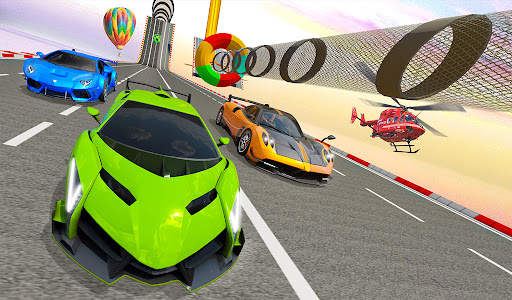 Mega Ramp Car Stunt Race Game screenshot 14
