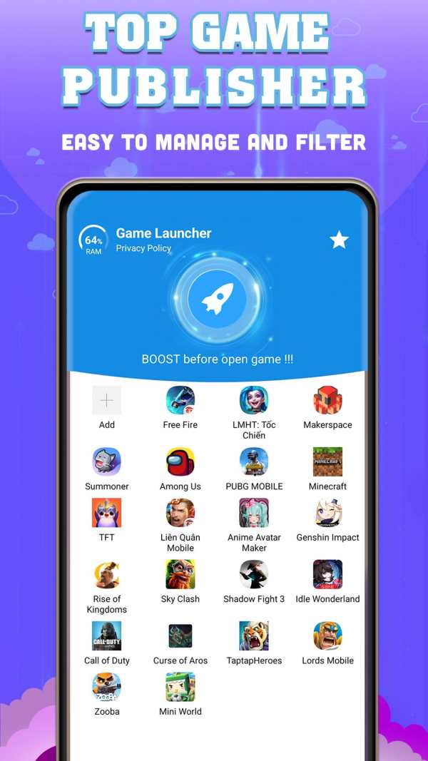 Game Launcher: Game Booster screenshot 2