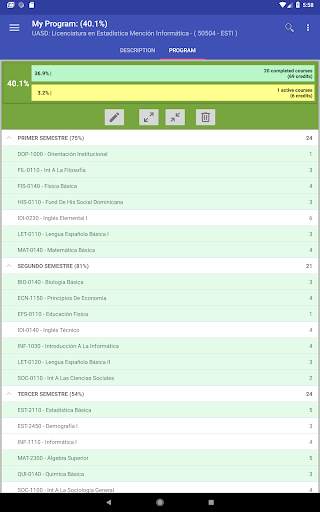 Pensum: degrees and masters screenshot 9