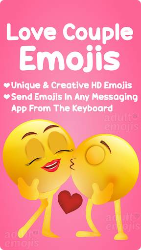 Love Couple Emoji Sticker Keyboard screenshot 1