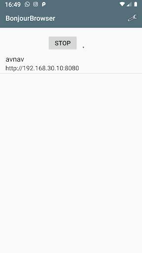 BonjourBrowser screenshot 1