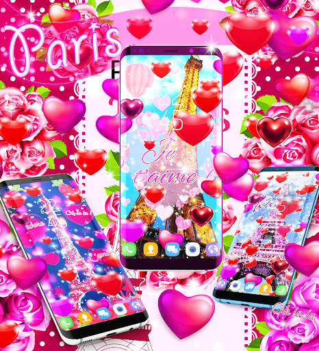 Paris love live wallpaper screenshot 8
