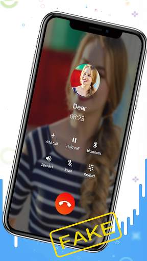 Fake Video Chat - Funny  Feel Girlfriend Call स्क्रीनशॉट 3