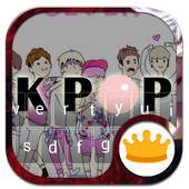 KPOP Boyband Keyboard Theme 1.8