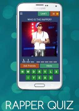 RAPPER QUIZ - EARN REAL MONEY स्क्रीनशॉट 1