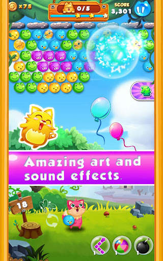 Bubble Cat Rescue screenshot 9