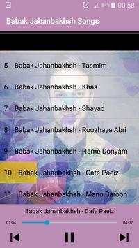 بابك جهانبخش بدون اينترنيت-Babak Jahanbakhsh Songs screenshot 4