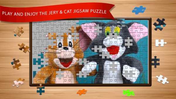 Jerry cat jigsaw puzzle Toms screenshot 4
