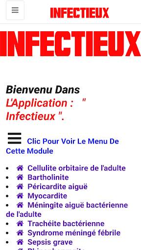 Maladie Infectieuse screenshot 2