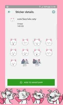 LULU Caty Stickers for WhatsApp screenshot 4