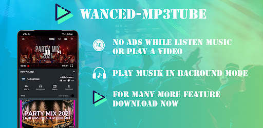 Wanced-Tube Mp3  | Block Ads screenshot 1