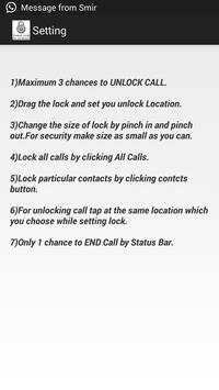 Invisible Incoming Call Lock screenshot 4
