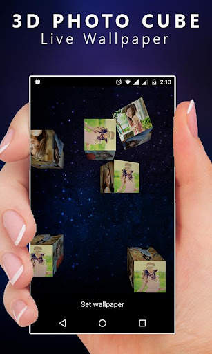 3D Cube Live Wallpaper screenshot 6