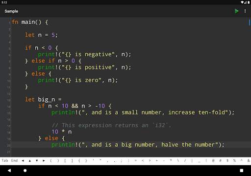 Rust Programming Compiler 10 تصوير الشاشة