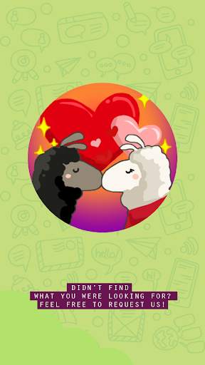 Valentine Love stickers for WhatsApp Messenger screenshot 1