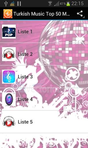 Turkish Music Top 50 screenshot 2