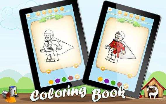 Coloring Lego Superheroes screenshot 4