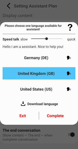 Virtual assistant - My plan screenshot 3