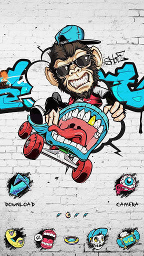 Street Art GO Launcher Theme 2 تصوير الشاشة