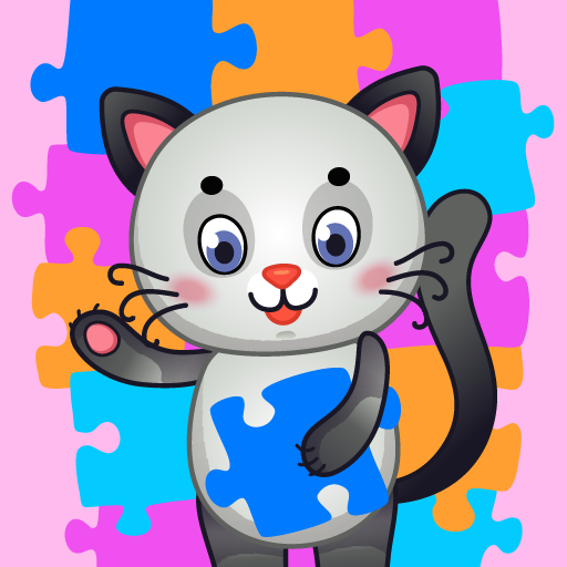 Kids puzzle games for boys girls 3 5 years old icon