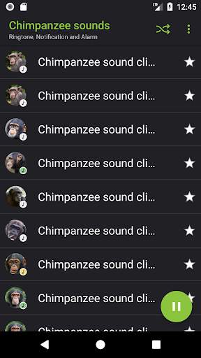 Appp.io - Chimpanzee sounds screenshot 2