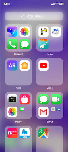 Launcher iOS 17 screenshot 2
