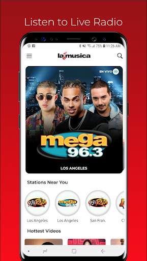 LaMusicaTV: Radio, Playlists, Podcasts and Videos. screenshot 1