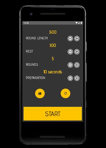 Boxing Timer (ad free) screenshot 1