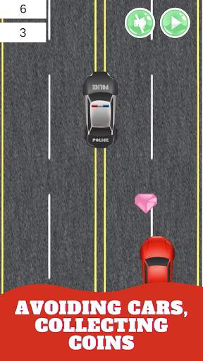 2D Traffic Overtake Racing screenshot 4