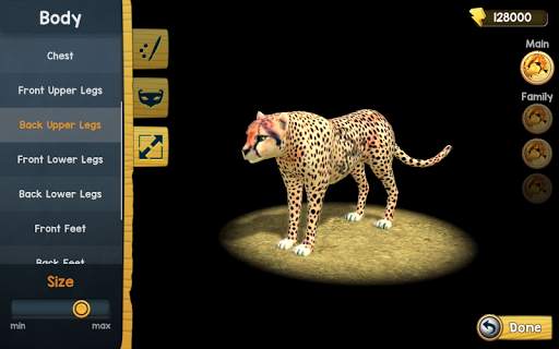 Wild Cheetah Sim 3D स्क्रीनशॉट 7