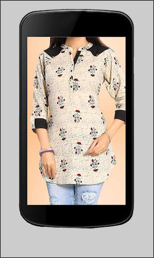 Women Short Kurti Tops Photo screenshot 5