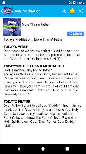 Daily Meditation and Prayer скриншот 4
