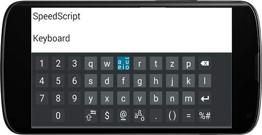 SpeedScript Tastatur free screenshot 8