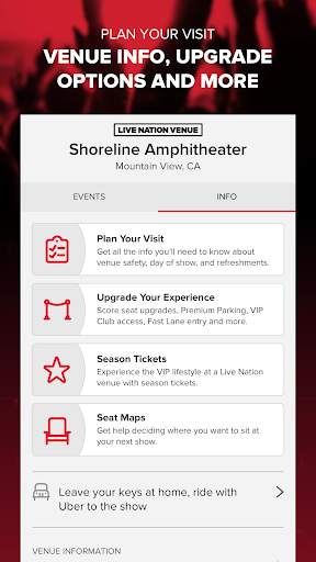 Live Nation At The Concert screenshot 4