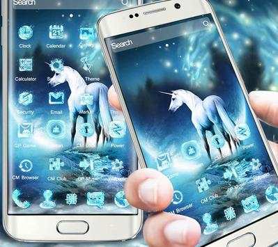 Ice Unicorn Theme screenshot 2