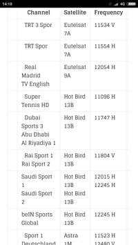 Sport Tv Channels स्क्रीनशॉट 3