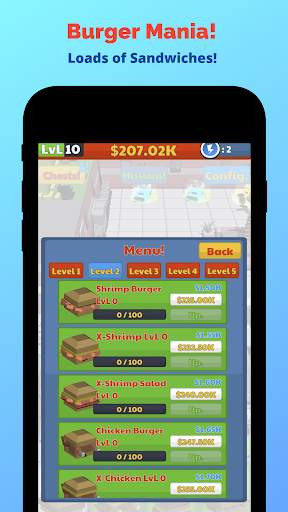 Burger Mania - Idle Tycoon Burger Shop screenshot 6