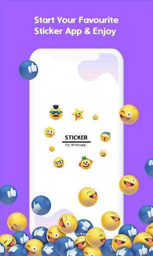 NEW 3D Emoji, HD Stickers for Whatsapp & WASticker screenshot 3