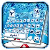 Blue Cat Shiny Diamond Keyboard Theme💎 10001001