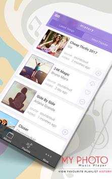 My Photo On Music Player : MP3 Player screenshot 4