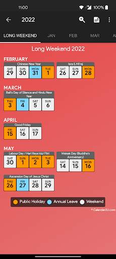 Indonesia Chinese Calendar screenshot 8