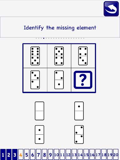 Domino psychotechnical Test Brain training FREE screenshot 8