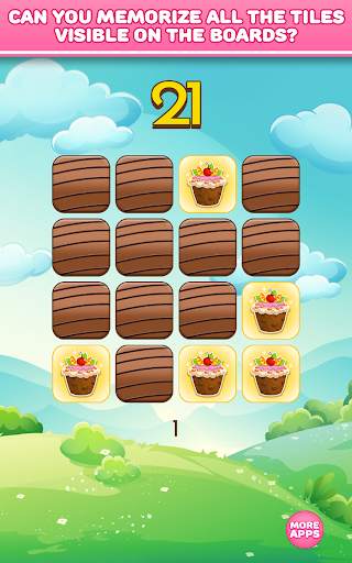 Brain game : Memory training : Cupcake * Free screenshot 12
