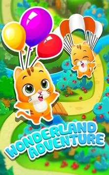 Bubble Shooter Rescue -Pet Cat Bubble blast crush screenshot 1